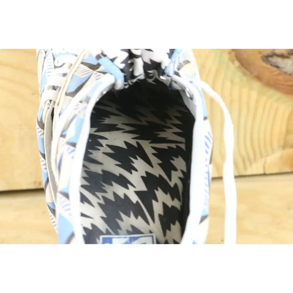 Vans x Eley Kishimoto Sneakers Womens 9 Blue Geometric Off the Wall Athletic